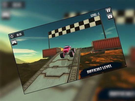 Изображение игры: 3D Impossible Monster Truck