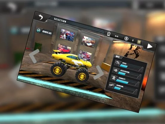 Изображение игры: 3D Impossible Monster Truck