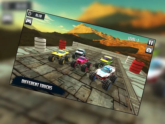 Изображение игры: 3D Impossible Monster Truck
