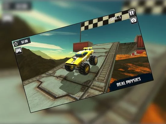 Изображение игры: 3D Impossible Monster Truck