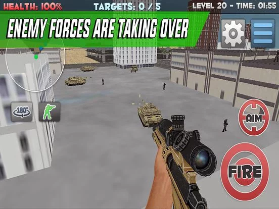 Изображение игры: Sniper Shoot-er Assassin Siege