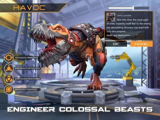 Изображение игры: Dino War: Rise of Beasts