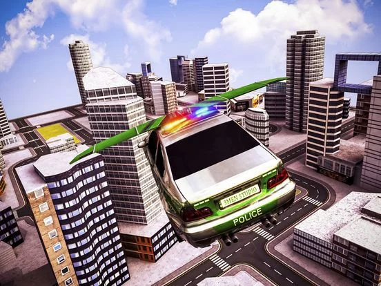 Изображение игры: Free Sports Futuristic Police Car Simulation