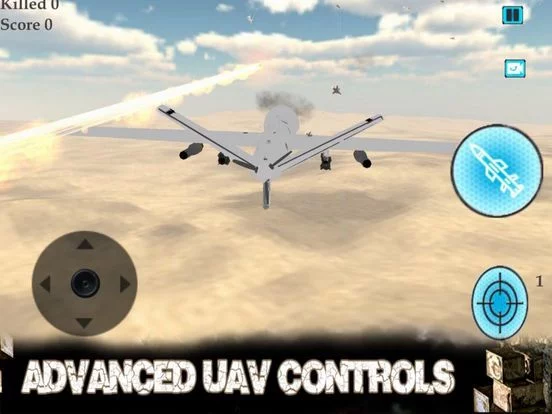 Изображение игры: Modern Drone Air Attack Mission