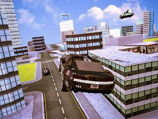 Изображение игры: Free Sports Futuristic Police Car Simulation
