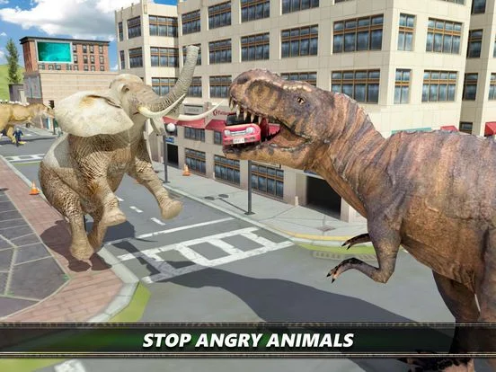 Изображение игры: Dinosaur City Simulator Games