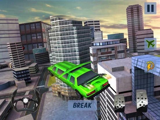 Изображение игры: Free Limo Flying Car Simulator