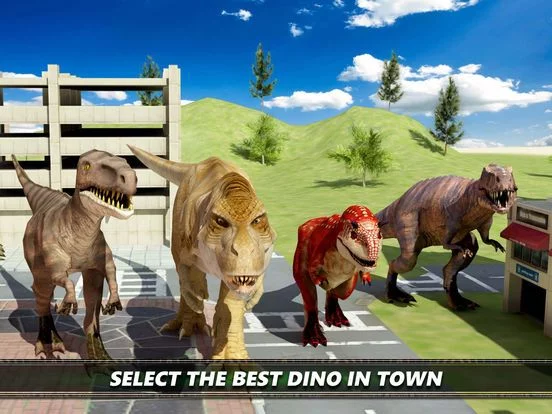 Изображение игры: Dinosaur City Simulator Games