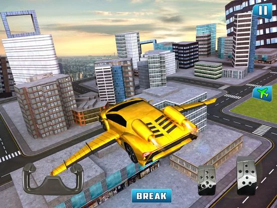 Изображение игры: Free Sports Flying Car Simulation