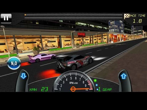 Изображение игры: Drag Extreme Racing 3d