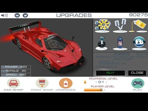 Изображение игры: Drag Extreme Racing 3d