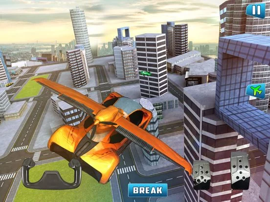 Изображение игры: Free Sports Flying Car Simulation
