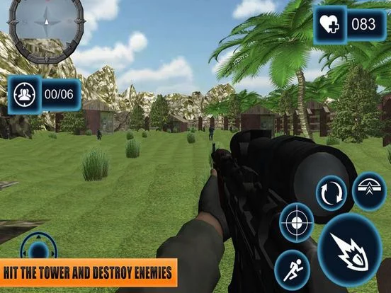 Изображение игры: Jungle Army Combat - Shooter W