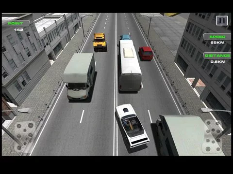 Изображение игры: Traffic Town Runner Racing