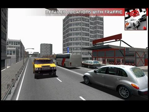 Изображение игры: Traffic Town Runner Racing