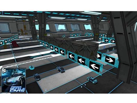 Изображение игры: Neon Battle Cars Racing