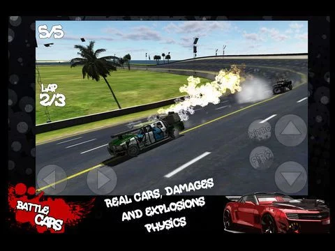 Изображение игры: Battle Cars Racing