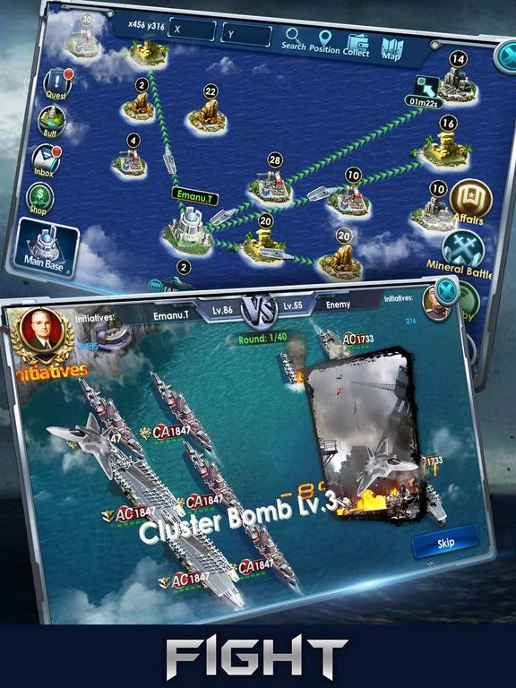 Изображение игры: War of Warship:Pacific War