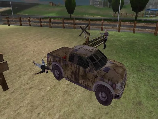 Изображение игры: Truck Driving Zombie Road Kill