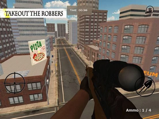 Изображение игры: Sniper Shoot:Bank Robbers Gang