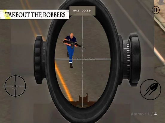Изображение игры: Sniper Shoot:Bank Robbers Gang
