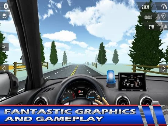 Изображение игры: Highway Police Car Driving