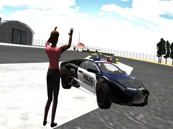 Изображение игры: City Traffic Police Car Driving