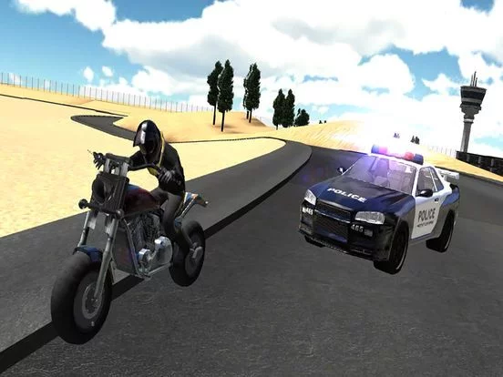Изображение игры: City Traffic Police Car Driving