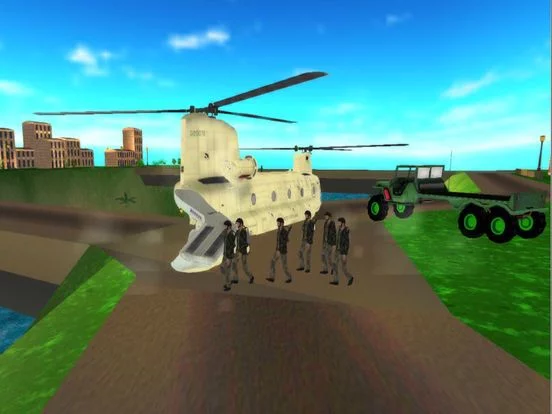 Изображение игры: Chinook Ops Helicopter Sim-ulator Flight Pilot