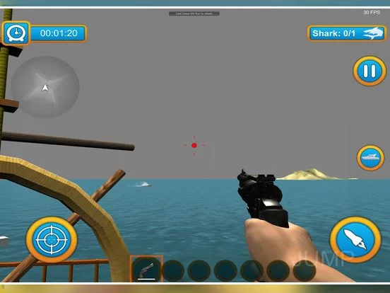 Изображение игры: Deadly Shark Shooter