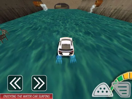 Изображение игры: Water Surfing: Car Racing Chal
