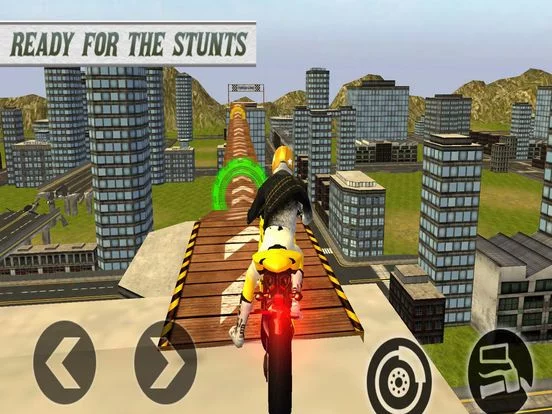 Изображение игры: Stunts Moto Rider