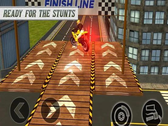 Изображение игры: Stunts Moto Rider