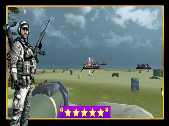 Изображение игры: Beach Attack: Gunner Shoot