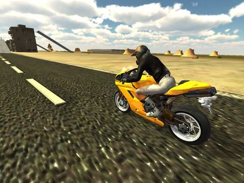Изображение игры: Motor Bike Crush Simulator 3D