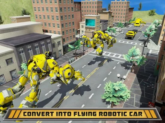 Изображение игры: Robot War Car Transformation