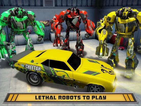 Изображение игры: Robot War Car Transformation