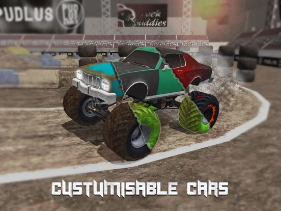 Изображение игры: Monster Truck Drag Race