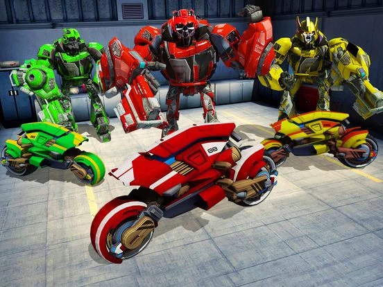 Изображение игры: War Robot Motor Bike Transform