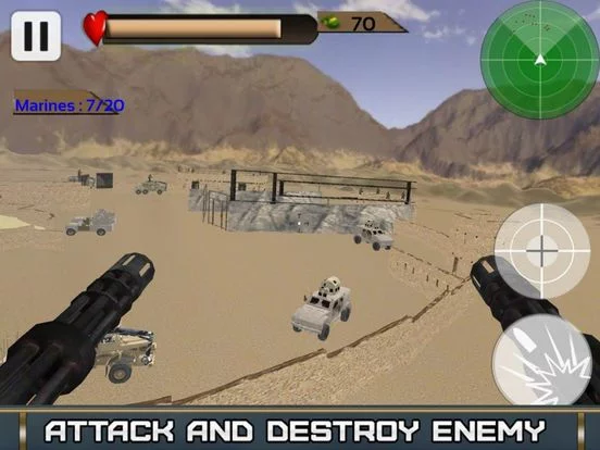 Изображение игры: Helicopter Shoot Gunner 3D
