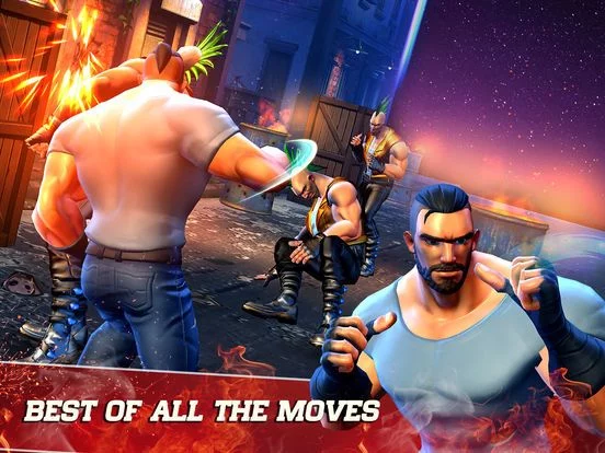 Изображение игры: Kung Fu Street Fighting Ninja