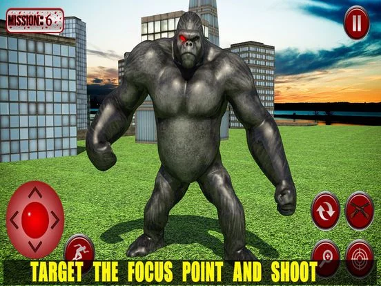 Изображение игры: FPS Dinosaur City Smasher