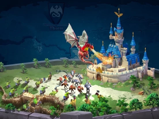 Изображение игры: Sky Kingdoms: Dragon War