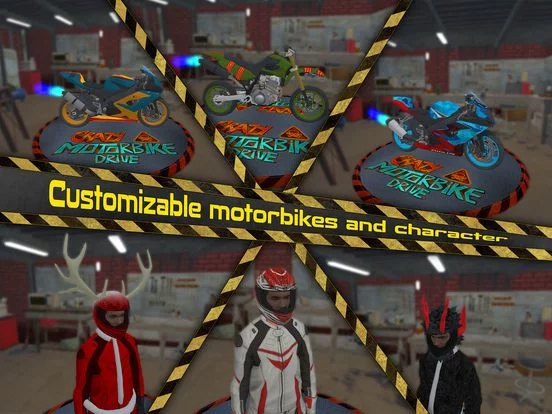 Изображение игры: Crazy Motorbike Drive