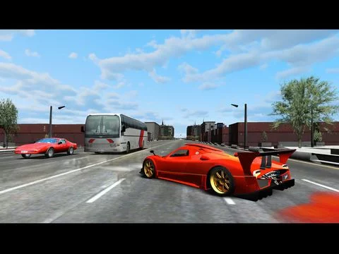 Изображение игры: Traffic Mania Racing