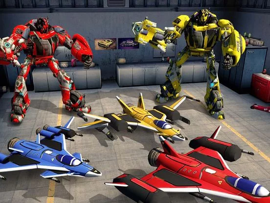 Изображение игры: Flying Robot War Plane