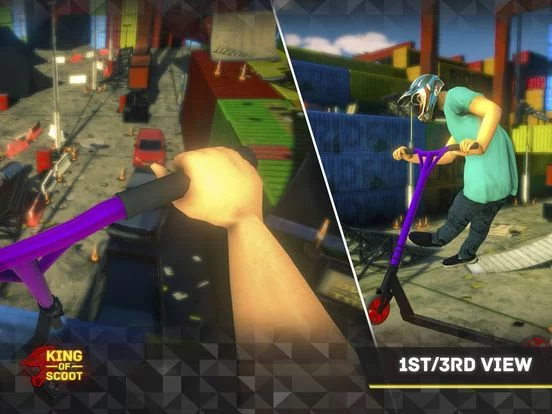 Изображение игры: King Of Scooter Race
