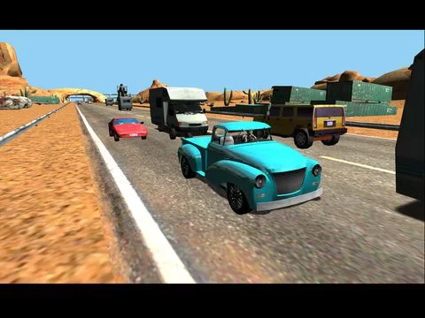 Изображение игры: Traffic Racing Revolution