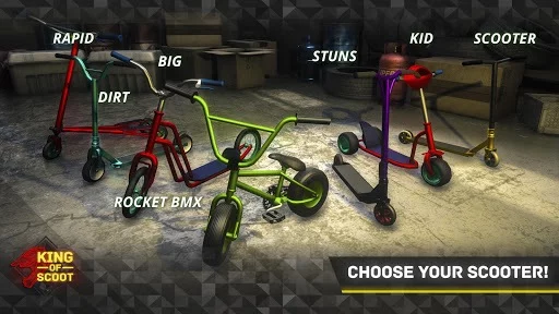 Изображение игры: King Of Scooter Race