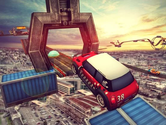 Изображение игры: Extreme car stunt driving